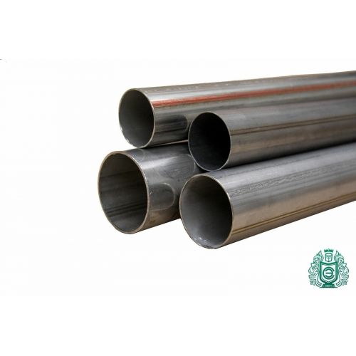 Stainless steel pipe Ø 14x2-134x4mm 1.4301 round pipe 304 V2A exhaust railing 0.25-2 meters