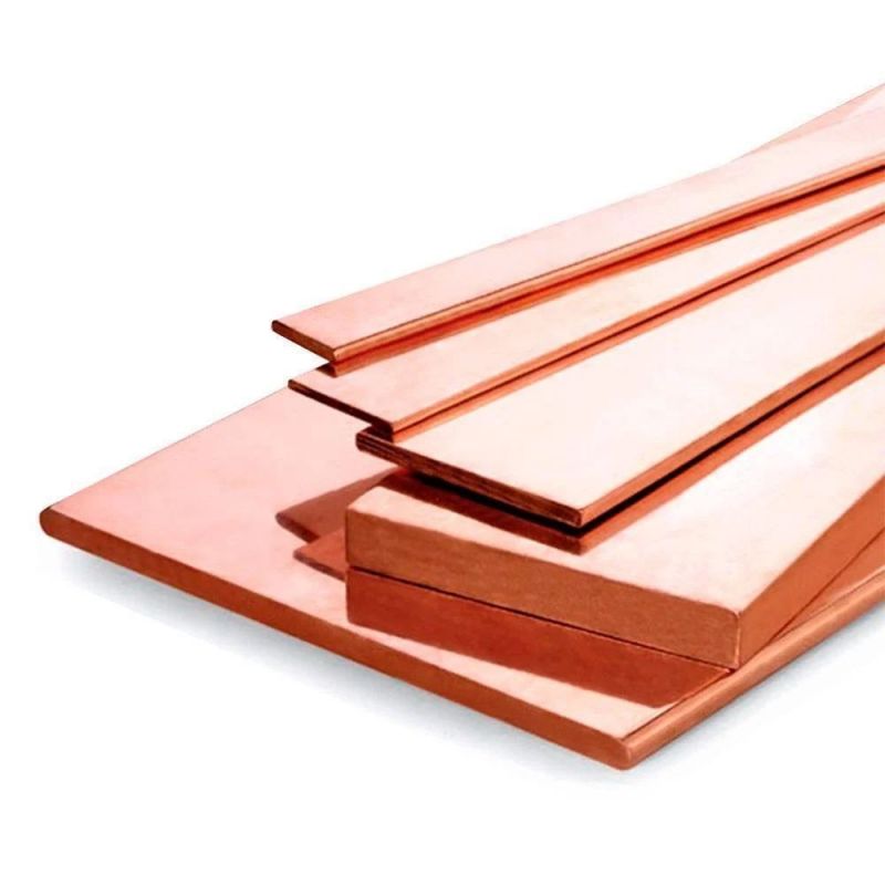 Copper flat bar 30x2mm-90x5mm strips sheet metal cut to size 0.5-2 meter plate Copper flat bar 30x2mm-90x5mm strips sheet metal cut to size 0.5-2 meter plate