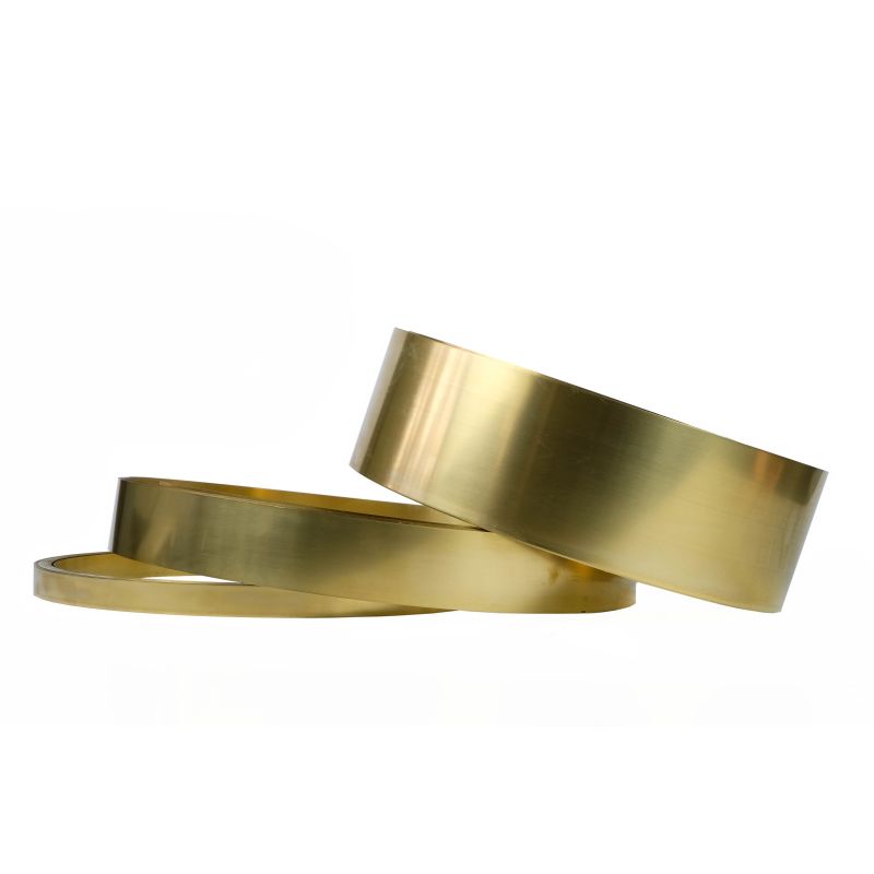 Brass strip 0.05-0.4mm foil strip CuZn37 flat 2.0321