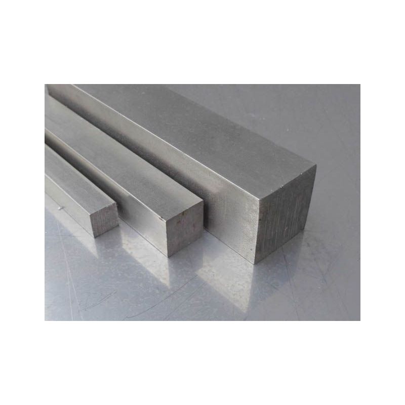Square bar 4x4mm – 50x50mm stainless steel 1.4301 square bar V2A square solid AISI 304 Evek GmbH - 1