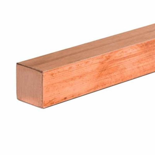 Copper square 6x6-40x40mm copper square rod 2.0065 copper square bar Cu-ETP Evek GmbH - 1