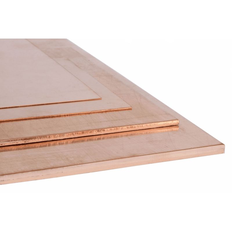 Copper sheet 0.5-3mm CW004A (Cu-ETP - 2.0065) Plates sheet cutting selectable desired size possible