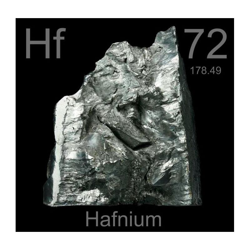 Hafnium Purity 99.9% Metal Pure Element 72 Bar 5gr-5kg Hf Metal Blocks