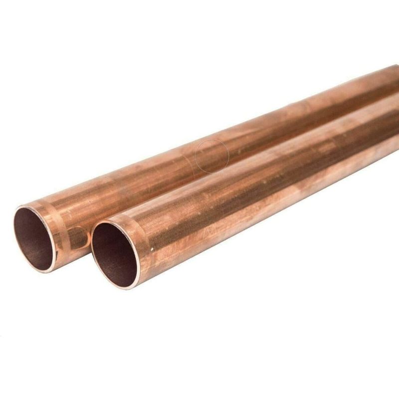 Copper pipe 3x0.5mm-54x1.5mm rod 2.0090 Aisi C11000 heating drinking water 0.1-2 meters, copper