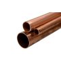 Copper pipe 3x0.5mm-54x1.5mm rod 2.0090 Aisi C11000 heating drinking water 0.1-2 meters, copper