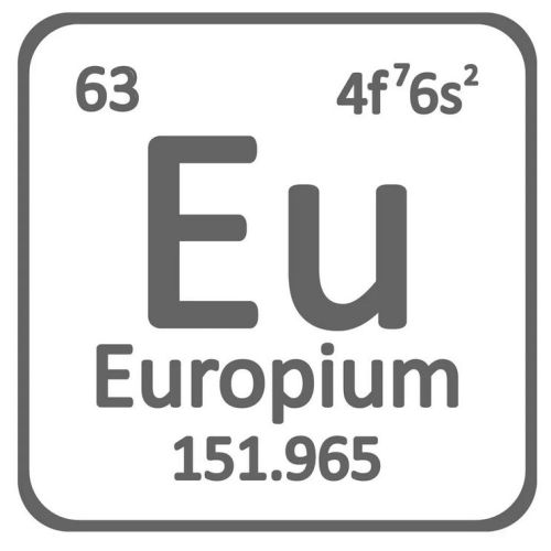Europium metal 99.99% pure metal Eu 63 element rare metals