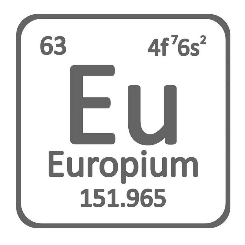 Europium metal 99.99% pure metal Eu 63 element rare metals