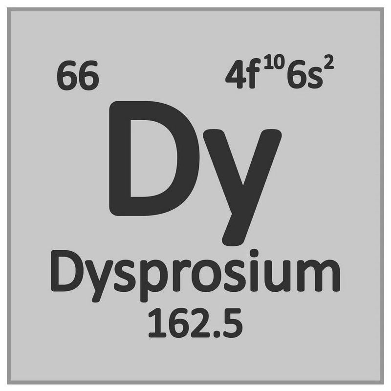 Dysprosium Dy pure 99.9% rare earth 66 metal