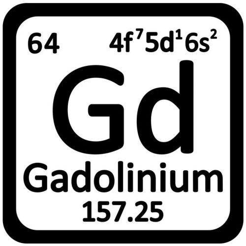 Gadolinium Metal Element 64 Gd Pieces 99.95% Rare Metal Lugs