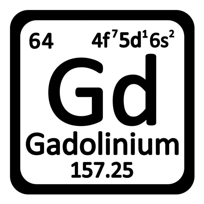 Gadolinium metal element 64 Gd pieces 99.95% Rare metals bell
