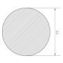 Stainless steel rod 16mm-200mm 1.4410 AISI 316L round bar solid bar profile UNS S3275