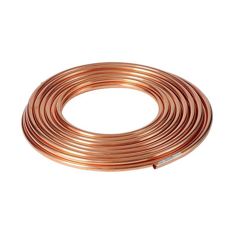 Copper pipe soft annealed 1x0.2mm-3x0.5mm Cu-DHP/CW024A in coil 2.1990