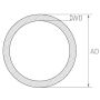 Copper pipe soft annealed 1x0.2mm-3x0.5mm Cu-DHP/CW024A in coil 2.1990