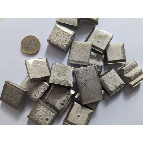 Nickel cathode Ni 99% anode creation crafting sheet metal nuggets 20x20mm