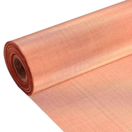 Copper mesh 30-200 Mesh width 50mm-300mm СU-OF CW008A grid filter wire