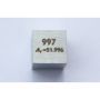 Chrome Cr metal cube 10x10mm polished 99.7% purity cube