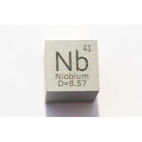 Niobium Nb metal cube 10x10mm polished 99.95% purity Niobium cube