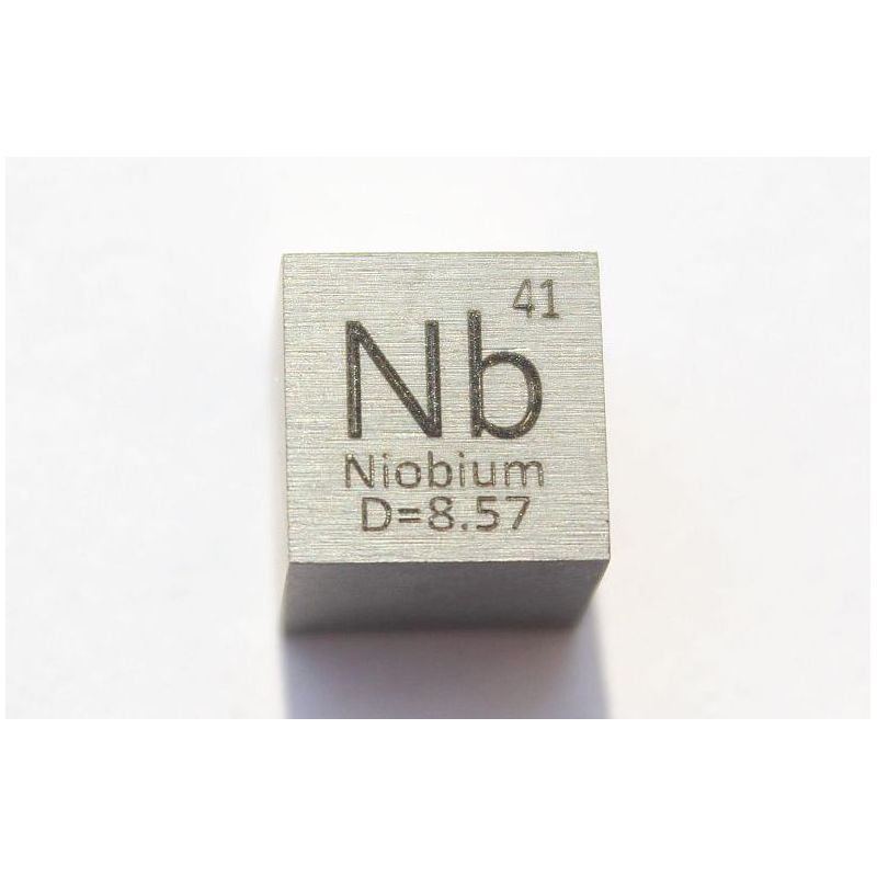 Niobium Nb metal cube 10x10mm polished 99.95% purity Niobium cube