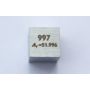 Metal cube polished 10x10mm purity cube