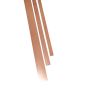 Copper sheet metal strips 2.0090 Flat bar 0.5x20mm-6x90mm Cut-to-size strips 0.5-1 meter