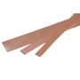 Copper sheet metal strips 2.0090 Flat bar 0.5x20mm-6x90mm Cut-to-size strips 0.5-1 meter