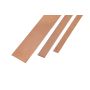 Copper sheet metal strips 2.0090 Flat bar 0.5x20mm-6x90mm Cut-to-size strips 0.5-1 meter