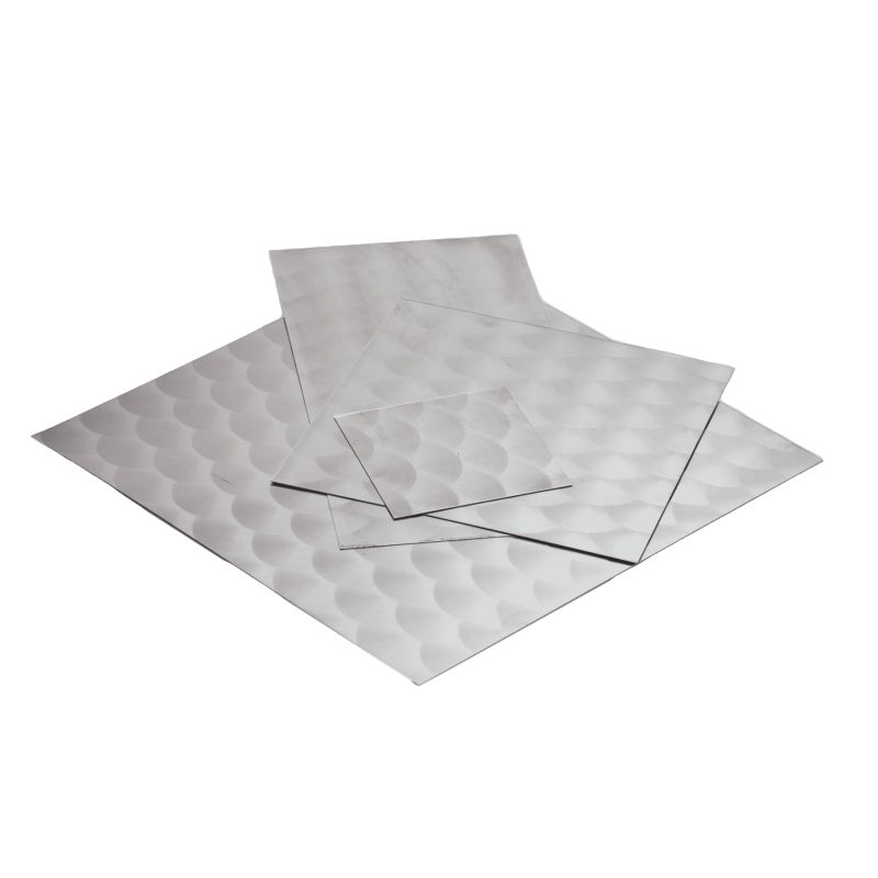 Stainless steel sheet 0.5-1.5mm V2A plates cut to size 1.4301 circle brushed