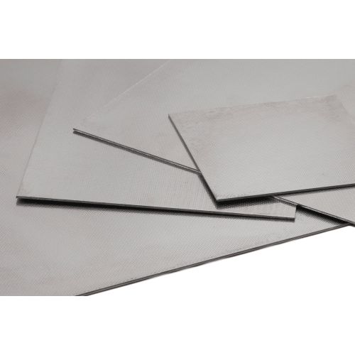 Stainless steel 1.4301 sheet linen pattern V2A 0.5-1.5mm plate cut-to-size 100-1000mm