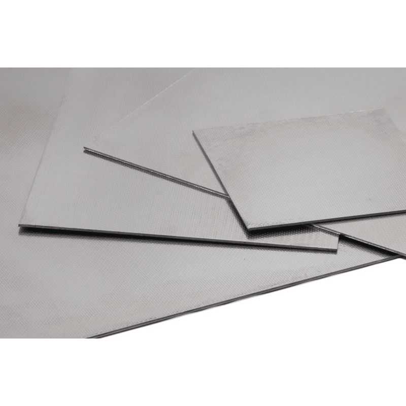 Stainless steel 1.4301 sheet pattern linen V2A 0.5-1.5mm sheets cut to size 100-1000mm