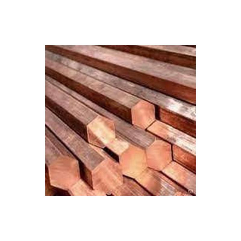 Copper hexagon socket head SW 17mm - 27mm 6-sided 2.0090 0.1-1 Meter