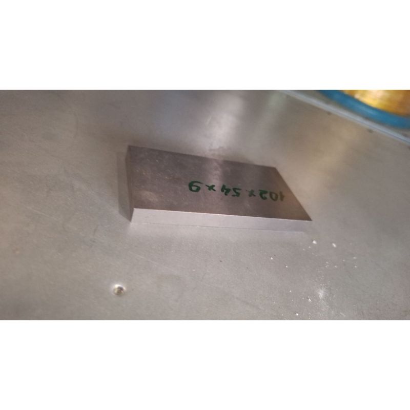 Tungsten plate 99.99% 102х52х5-120х50х6mm Element 74 plates