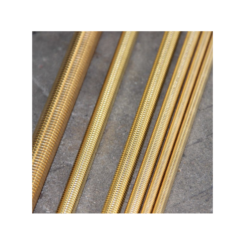 Brass Threaded Rods M2-M24 2.0401 0.1-1 Meter